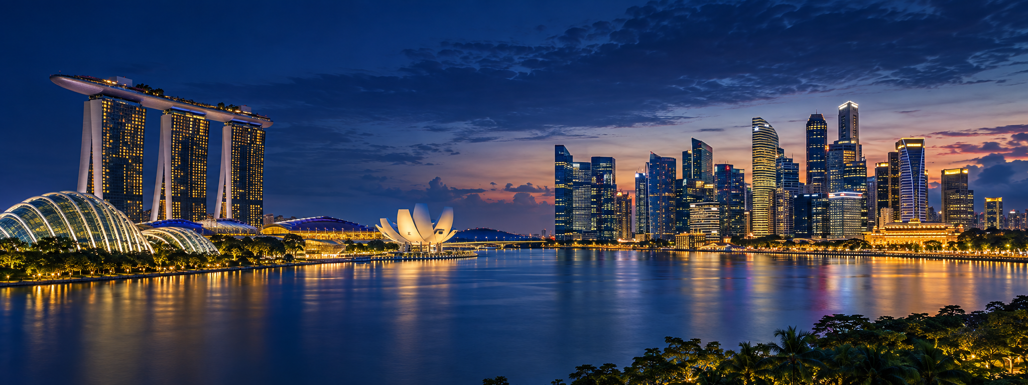 新加坡城市示意 / Illustrative Singapore cityscape